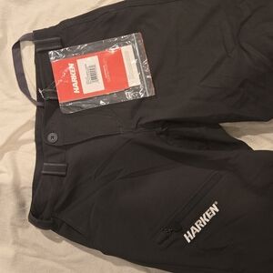 Harken Womens Carbon Balliatic Eco With Pads Black Sailing Shorts - Zip Pocket